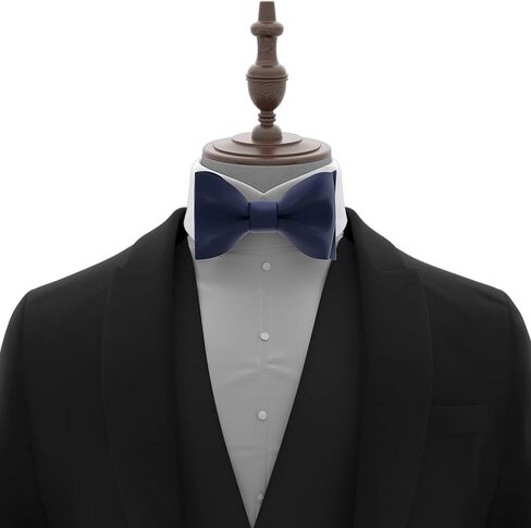 Adam Young Men's Self Tie Bow Tie with Pocket Squares Made of Sami-Glossy Satin Bowtie for Tuxedo Faux Silk in Saudi Arabia