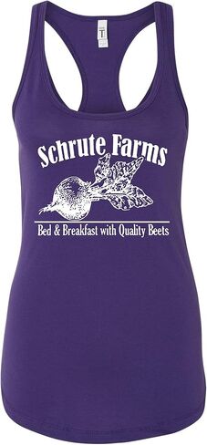 ملابس برية مخصصة من Schrute Farms Pop Culture Graphic Womens Tank Top in Saudi Arabia