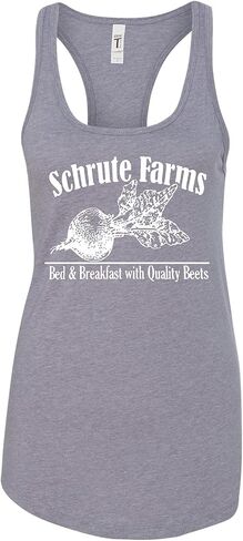 ملابس برية مخصصة من Schrute Farms Pop Culture Graphic Womens Tank Top in Saudi Arabia