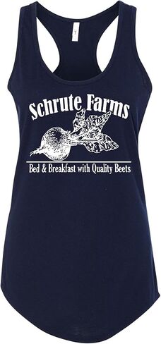 ملابس برية مخصصة من Schrute Farms Pop Culture Graphic Womens Tank Top in Saudi Arabia