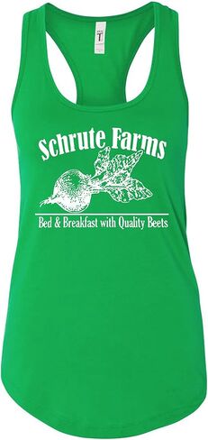 ملابس برية مخصصة من Schrute Farms Pop Culture Graphic Womens Tank Top in Saudi Arabia