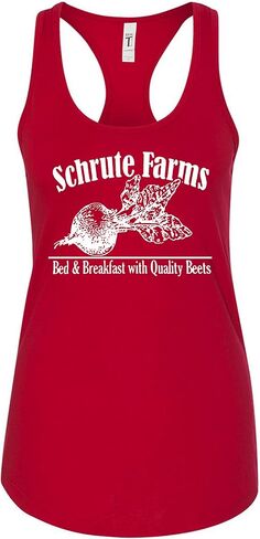 ملابس برية مخصصة من Schrute Farms Pop Culture Graphic Womens Tank Top in Saudi Arabia