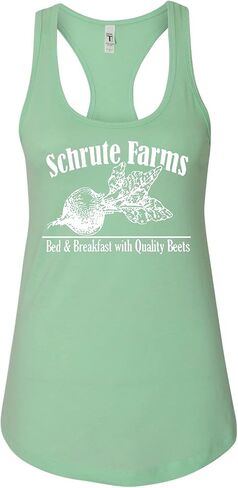 ملابس برية مخصصة من Schrute Farms Pop Culture Graphic Womens Tank Top in Saudi Arabia