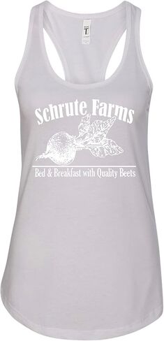 ملابس برية مخصصة من Schrute Farms Pop Culture Graphic Womens Tank Top in Saudi Arabia