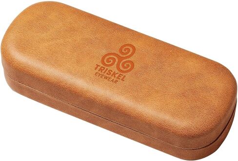 حافظة نظارة مستطيلة الشكل - حافظة نظارة مصنوعة من جلد البولي يوريثان الصلب مع بطانة ناعمة وإغلاق مغناطيسي in Kuwait