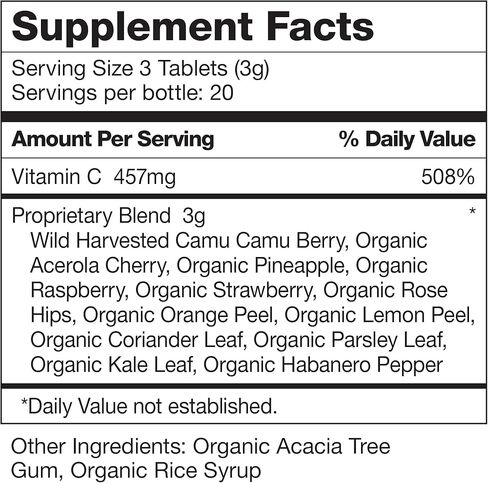 Dr. Schulze's Super-C Plus - Vitamin C Supplement for Immune Support - Skin Health & Antioxidant Support - High-Potency Formula - Plant-Based Superfood - Gluten-Free & Vegan, 2 oz (20 Serving), 2 Pack in Saudi Arabia