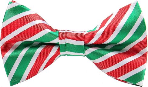 Mens Christmas Bow Tie Festival Theme Pattern Jacquard Woven Xmas Party Pre-Tied Bowties in Saudi Arabia
