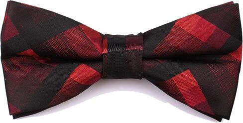Elegant Pre-tied Bow Tie Adjustable Plaid Paisly Bowtie for Men and Boys Party Wedding Band Collar Bow Tie in Saudi Arabia