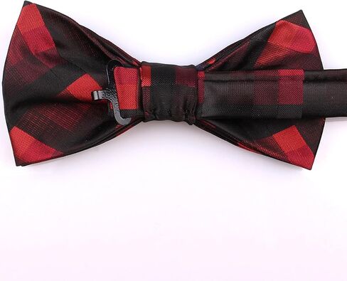 Elegant Pre-tied Bow Tie Adjustable Plaid Paisly Bowtie for Men and Boys Party Wedding Band Collar Bow Tie in Saudi Arabia