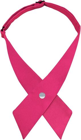 Criss-Cross Bow Ties for Women Men, Solid Color Mens Bowties Adjustable Pre-tied Womens Neckties for School Uniforms in Saudi Arabia
