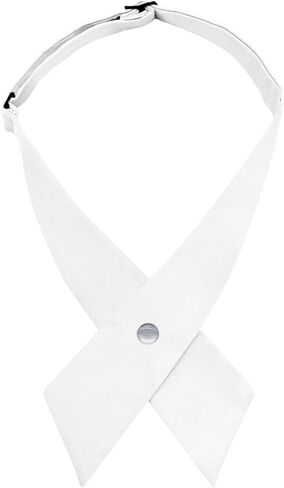 Criss-Cross Bow Ties for Women Men, Solid Color Mens Bowties Adjustable Pre-tied Womens Neckties for School Uniforms in Saudi Arabia