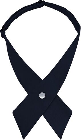 Criss-Cross Bow Ties for Women Men, Solid Color Mens Bowties Adjustable Pre-tied Womens Neckties for School Uniforms in Saudi Arabia