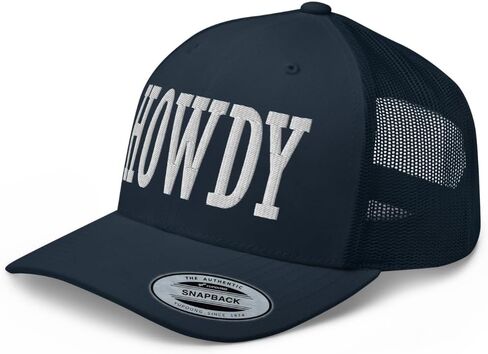 قبعة NX Howdy مطرزة لسائقي الشاحنات، قبعة منحنية متوسطة التاج، قبعة Snapback من Western Country Cowgirl Cowboy in Kuwait