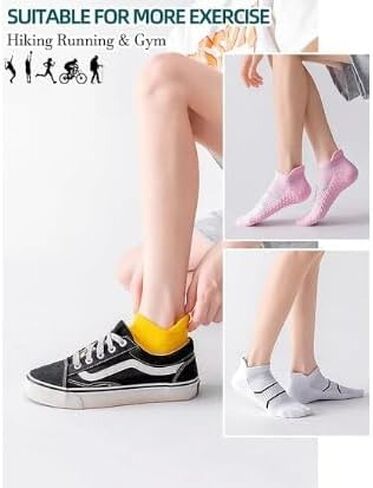 7 Pack Men's Athletic Ankle Socks Cushioned Running Breathable Low Cut Casual Socks in Saudi Arabia
