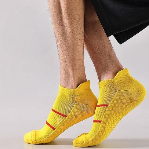 7 Pack Men's Athletic Ankle Socks Cushioned Running Breathable Low Cut Casual Socks in Saudi Arabia
