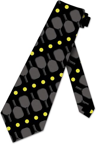 Three Rooker Pickleball Ties Mens Pickleball Equipment Stripe Necktie Sports Tie Pickle Ball Neckties for Men in Saudi Arabia