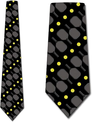 Three Rooker Pickleball Ties Mens Pickleball Equipment Stripe Necktie Sports Tie Pickle Ball Neckties for Men in Saudi Arabia