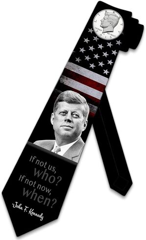 Three Rooker JFK Ties Mens USA President Necktie Mens History Tie in Saudi Arabia