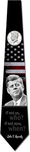 Three Rooker JFK Ties Mens USA President Necktie Mens History Tie in Saudi Arabia