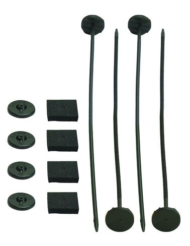 Derale 13001 Insta-Mount Rods/Pads-Plastic Nylon Tooler Kit (حزمة 2) in Kuwait