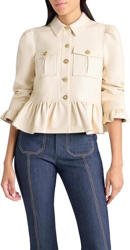 Cinq à Sept Womens Gold Medallions Delanie Jacket in Saudi Arabia