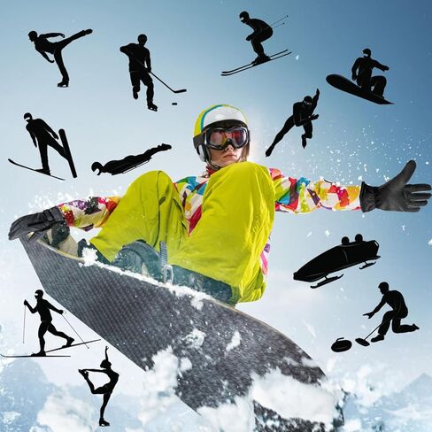 4 Pairs Winter Ski Gloves Thick Warm Thermal Insulated Fleece Lined Men Women Cold Weather Snowboarding in Saudi Arabia