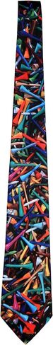 Men's Novelty Golfer Golf Tee Necktie in Saudi Arabia