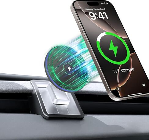 Phone Mount for Tesla Model 3 Highland 2024 2025, Magnetic Phone Holder for Tesla Model 3 Accessories 2024 2025, Easy Installation for MagSafe, Compatible with iPhone 16 15 14 13 12 Series in Saudi Arabia