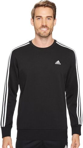 سويت شيرت Athletics Essential 3 Stripe Crew من أديداس للرجال in Kuwait