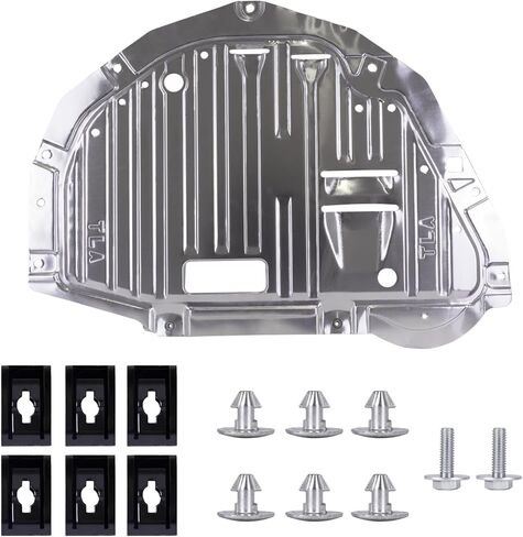 74110-TBA-A00 Engine Splash Shield with mounting Screws Gloves and Sand Paper Compatible with Honda Civic 2016 2017 2018 2019 2020 2021,Replace:74112-TBA-A00 90674-TY2-A01 in Kuwait