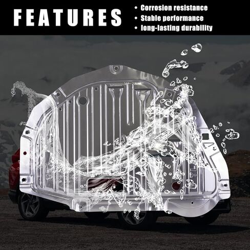 74110-TBA-A00 Engine Splash Shield with mounting Screws Gloves and Sand Paper Compatible with Honda Civic 2016 2017 2018 2019 2020 2021,Replace:74112-TBA-A00 90674-TY2-A01 in Kuwait