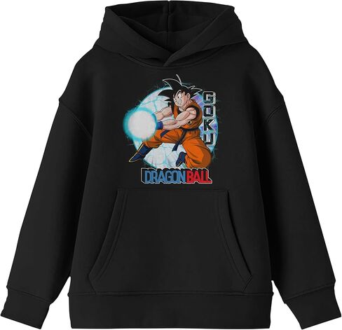 سويت شيرت بقلنسوة بأكمام طويلة من Bioworld Dragon Ball Goku Kamehameha Blast Youth in Kuwait