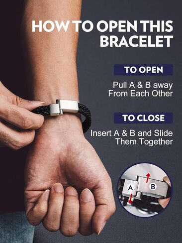 Bandmax Celtic Knot Beads Cuff Bracelets for Men Waterproof Durable Braided Wax Rope Bracelet Wristband 7-9 Inch Gift for Son Husband Grandson Father in Saudi Arabia