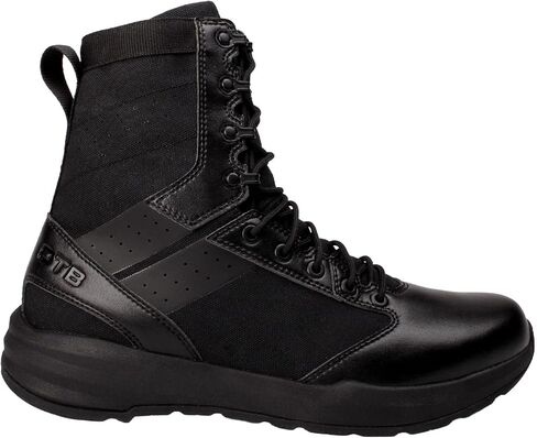 Fusion 8-Inch Tactical Boot, Law Enforcement & Military-Grade Combat Boot with Slip-Resistant Outsole, Lightweight, Protective Performance Footwear, Black in Saudi Arabia