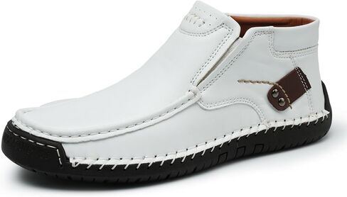 Men's Classic Dress Chukka Boots Loafers Casual Slip On Outdoor Casual Boots for Men Driving Travel Walking Shoes for Adult Male in Saudi Arabia