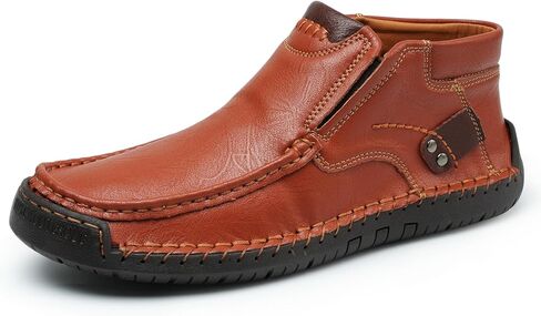 Men's Classic Dress Chukka Boots Loafers Casual Slip On Outdoor Casual Boots for Men Driving Travel Walking Shoes for Adult Male in Saudi Arabia