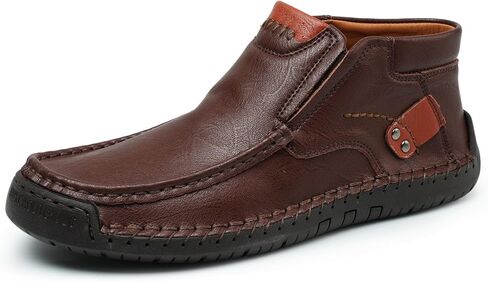Men's Classic Dress Chukka Boots Loafers Casual Slip On Outdoor Casual Boots for Men Driving Travel Walking Shoes for Adult Male in Saudi Arabia