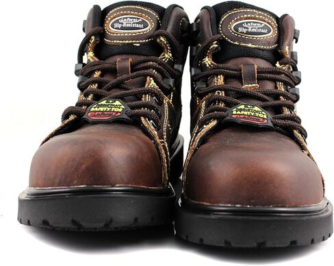 Laforst Mens Nonslip Composite Safety Toe Leather Work Boots in Saudi Arabia