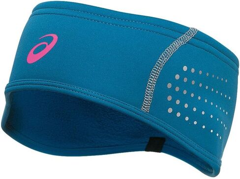 ASICS Womens Lite-Show Windblock Headband Running Athletic - Blue - Size ONE SIZE in Saudi Arabia