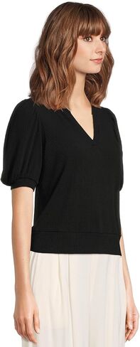 Michael Stars Womens Quinn Puff Sleeve Top in Saudi Arabia