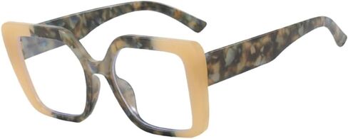 Shiratori Blue Light Blocking Glasses with Rectangle Frame and Chic Preppy Look for Women ， Computer Glasses in Saudi Arabia