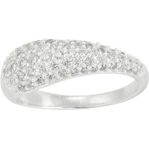 Silpada 'Joyous Wave' Sterling Silver Cubic Zirconia Ring
