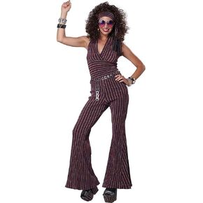 California Costumes womens 70's Halter Pant Set/Adult