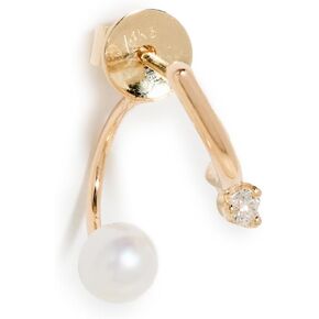 قرط واحد مرصع بخطاف عيار 14 للنساء in Kuwait