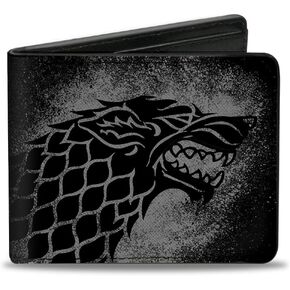 Buckle-Down Wallet Bifold PU Game of Thrones House Stark Sigil Winter is Coming