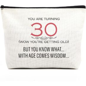 fkovcdy 16th Birthday Gifts for Girls Happy Birthday Makeup Bag Inspirational Gifts for 16 Year Old Girl Birthday Decorations Sweet 16 Gifts for Girls Daughter Niece Happy 16th Birthday