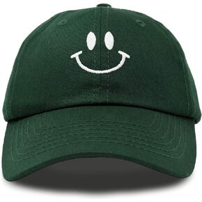 DALIX Smile Baseball Cap Smiling Face Happy Dad Hat Men Women Teens