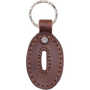 Hide & Drink, Leather Number Keychain/Key Ring/School & Office Accessories, Handmade Includes 101 Year Warranty :: Bourbon Brown (Number 9)