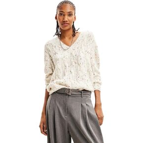 Desigual Women's Woman Flat Knit Thick Gauge Pullover in Saudi Arabia