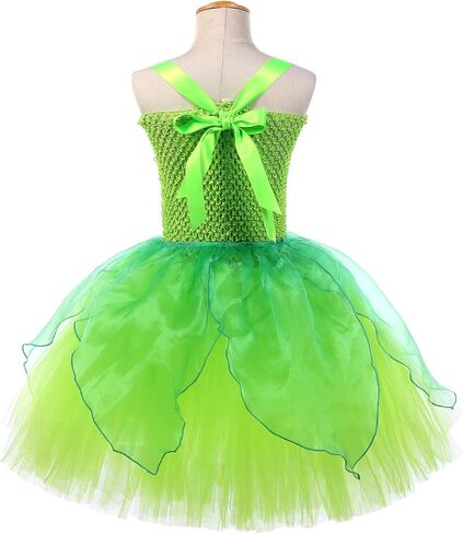 فستان Tutu Dreams FairyPrincess للفتيات مع أجنحة وعصا ملابس لحفلات عيد الهالوين in Kuwait